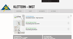 Desktop Screenshot of kletterhalle.com